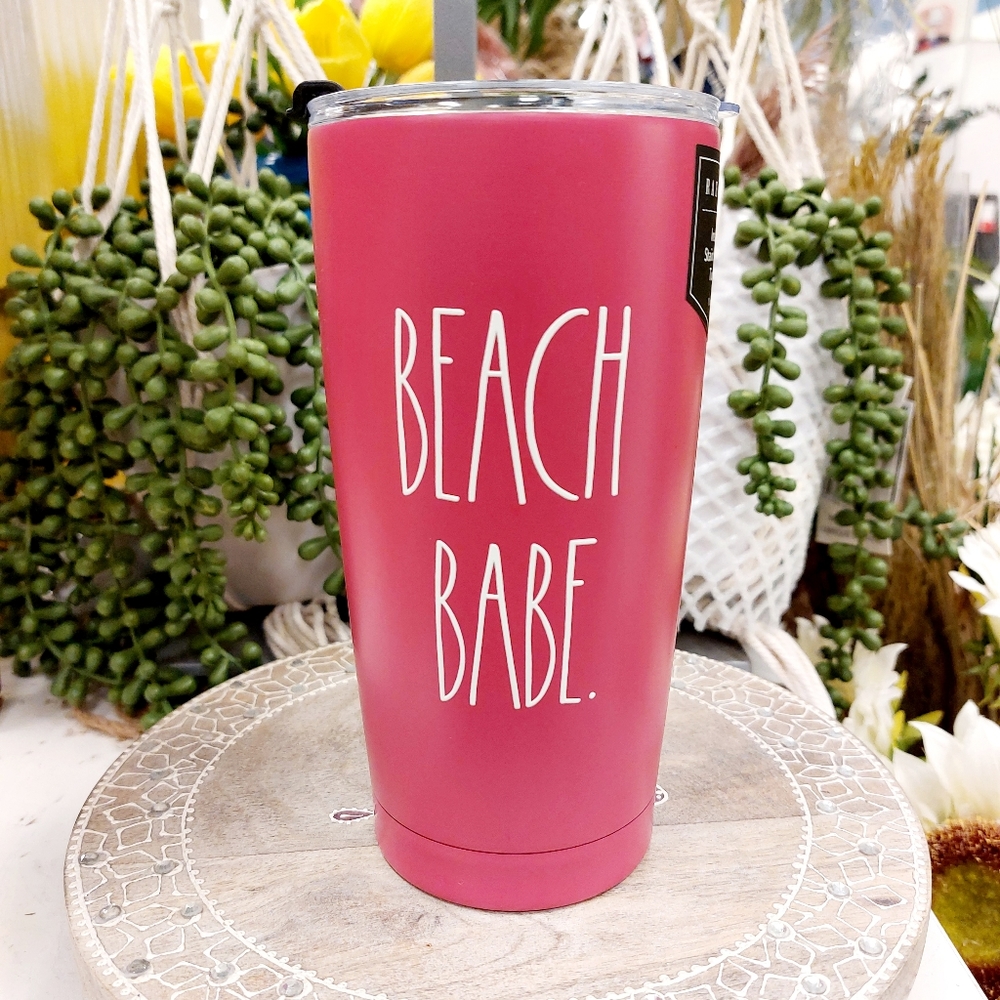 NWT ⛱️ Rae Dunn BEACH BABE Tumbler